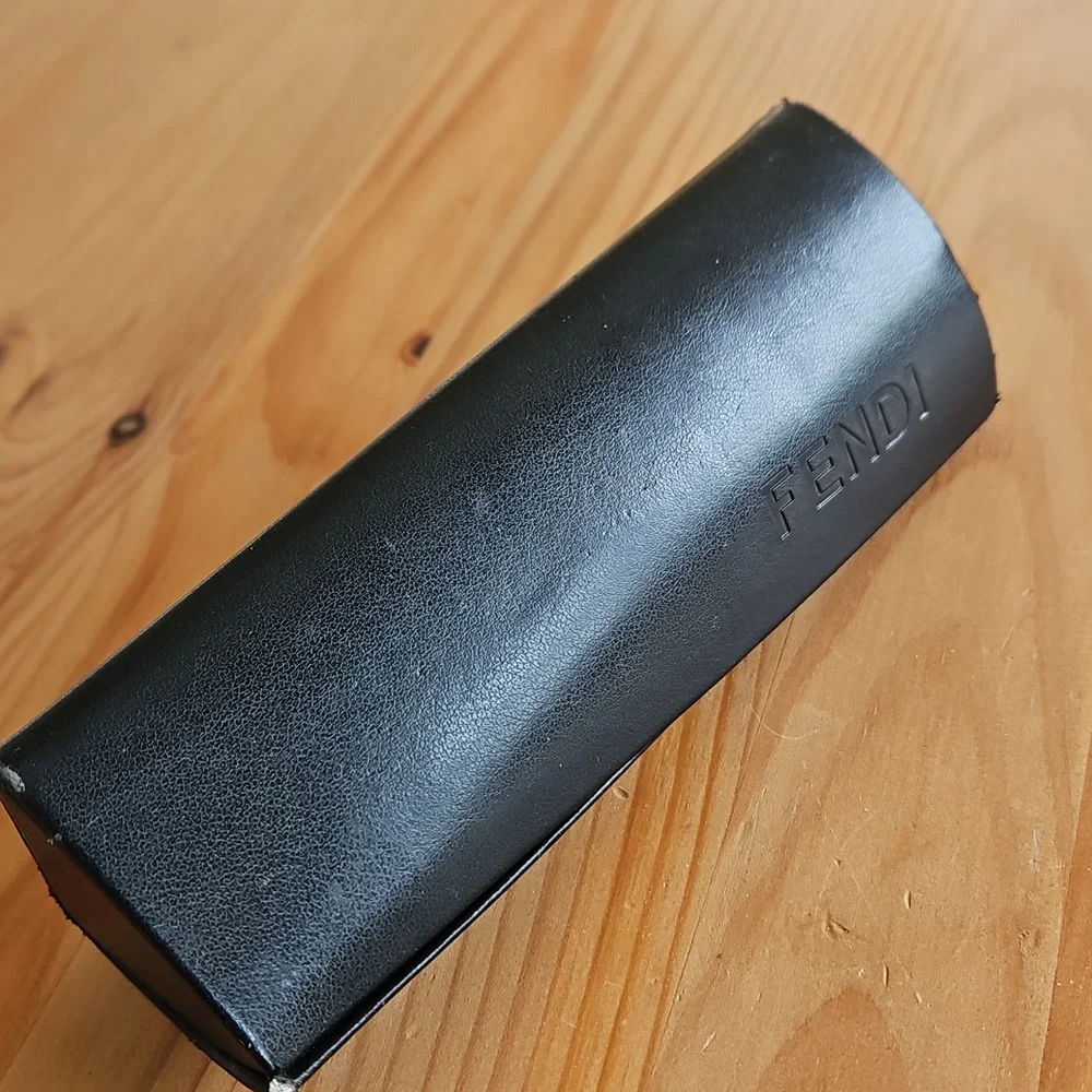 FENDI Twist Hard Black Eyeglass Sunglass Case